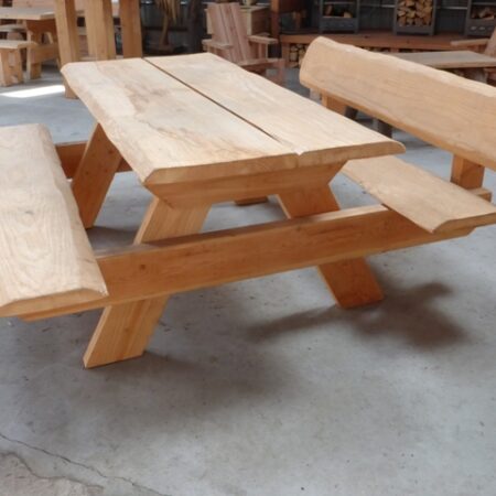 Picknickbank Robuust met rugleuning